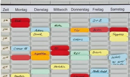 Plantafel klassisch